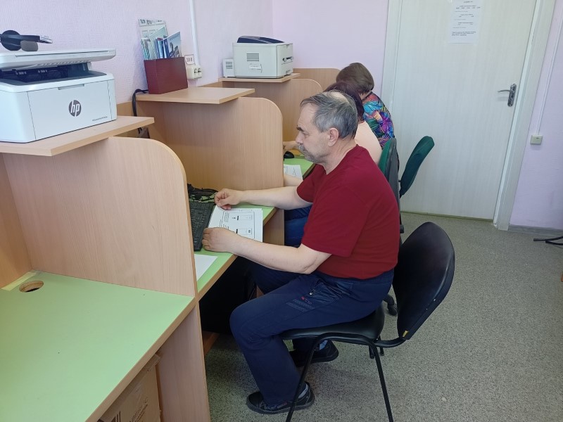 Муниципальный этап по компьютерному многоборью среди пенсионеров Краснобаковского муниципального округа