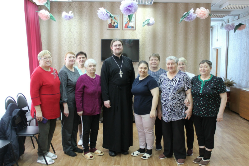 Духовная встреча с отдыхающими.