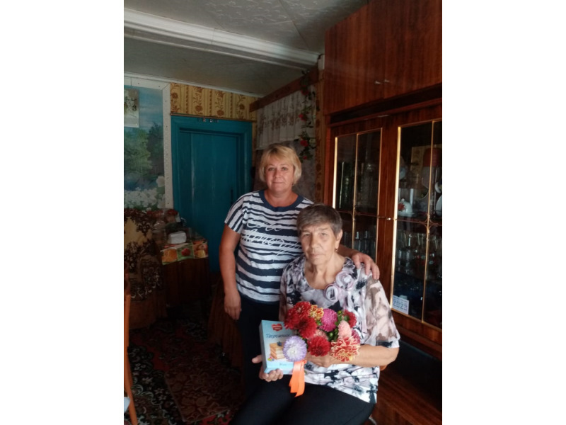 Сегодня, 21.08.2023 г. отмечает свое 75- летие жительница Пахатного Усада Росляева Мария Яковлевна